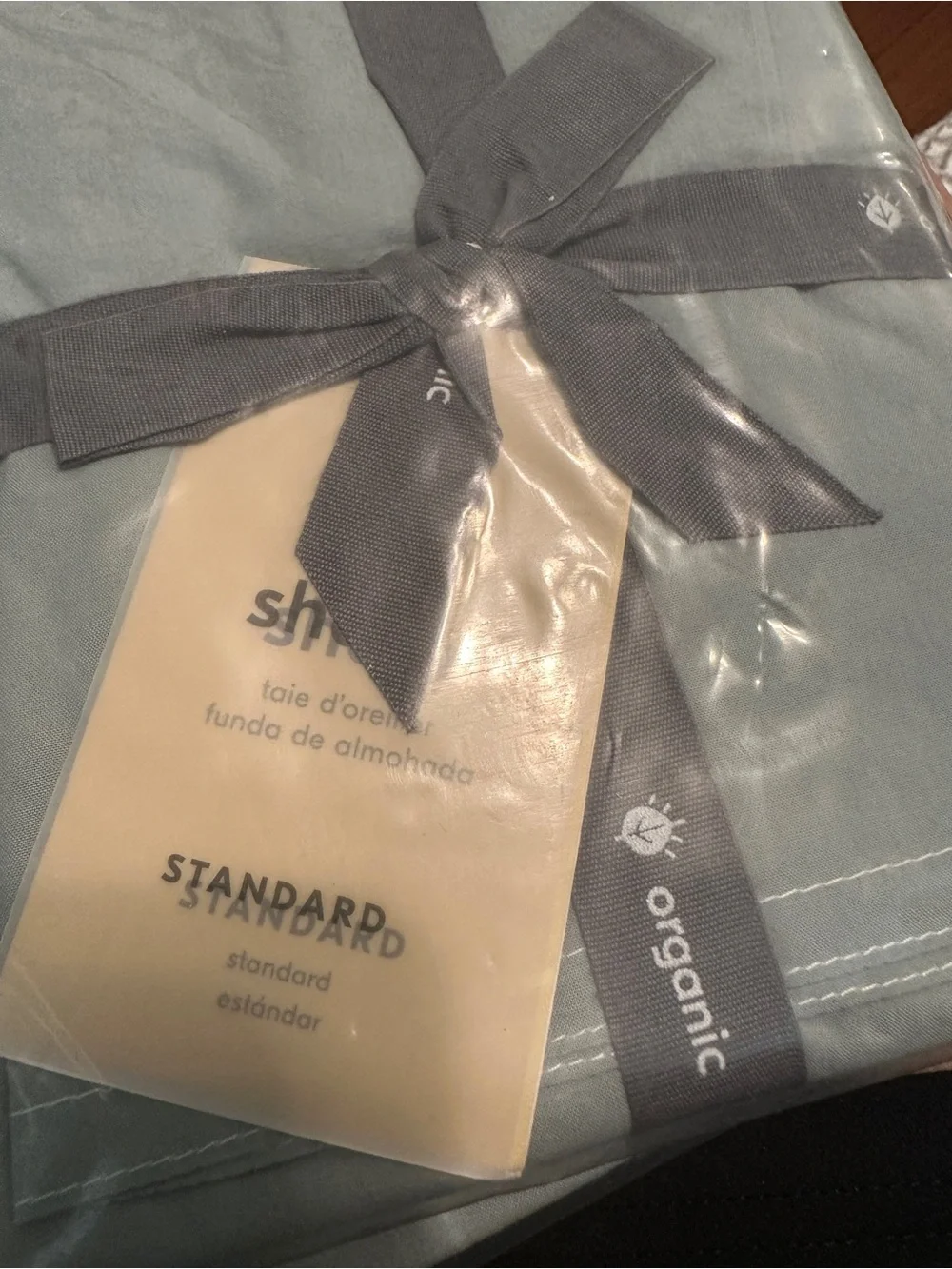 West Elm Gray Sham Set